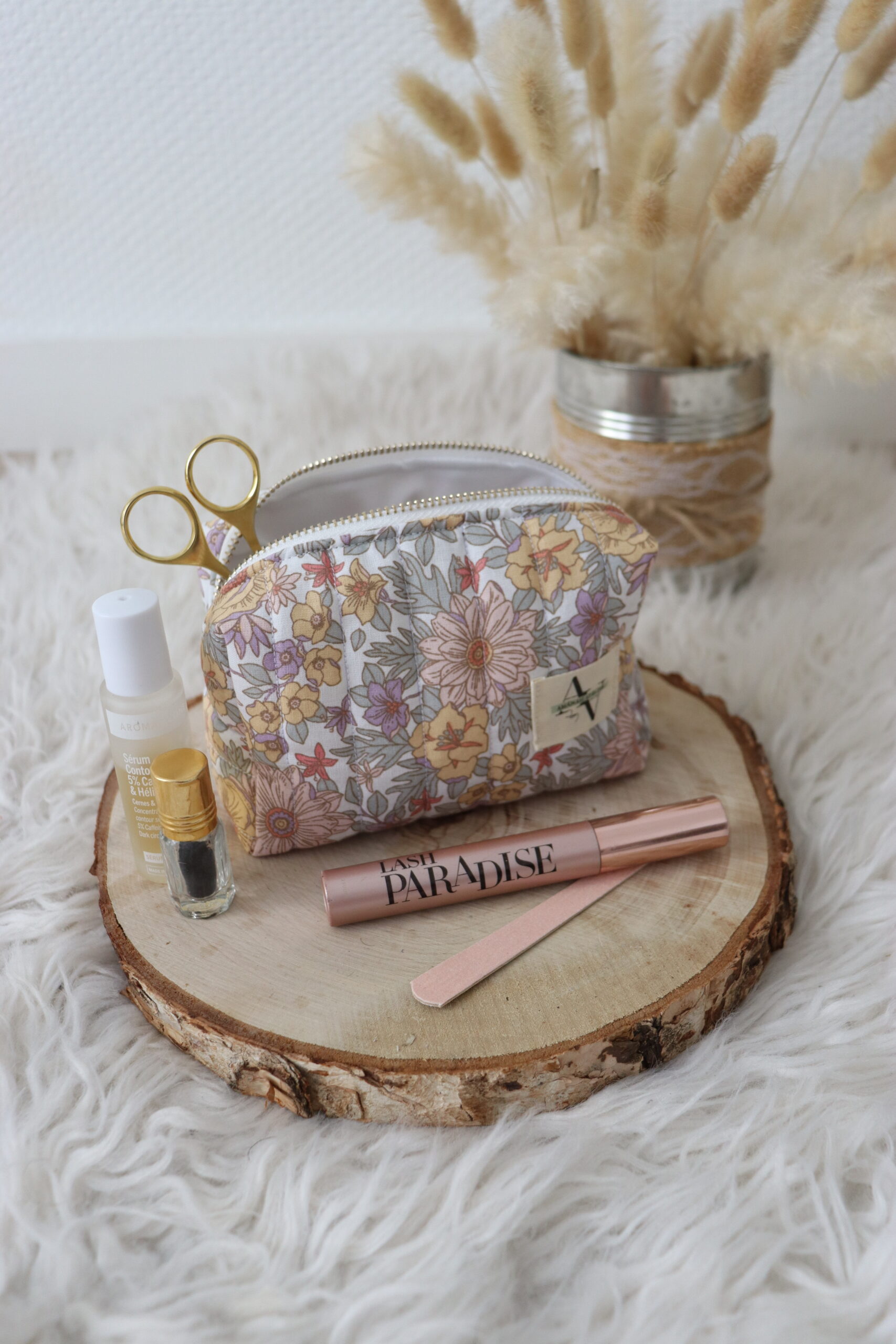 Trousse en coton matelassé – Image 3