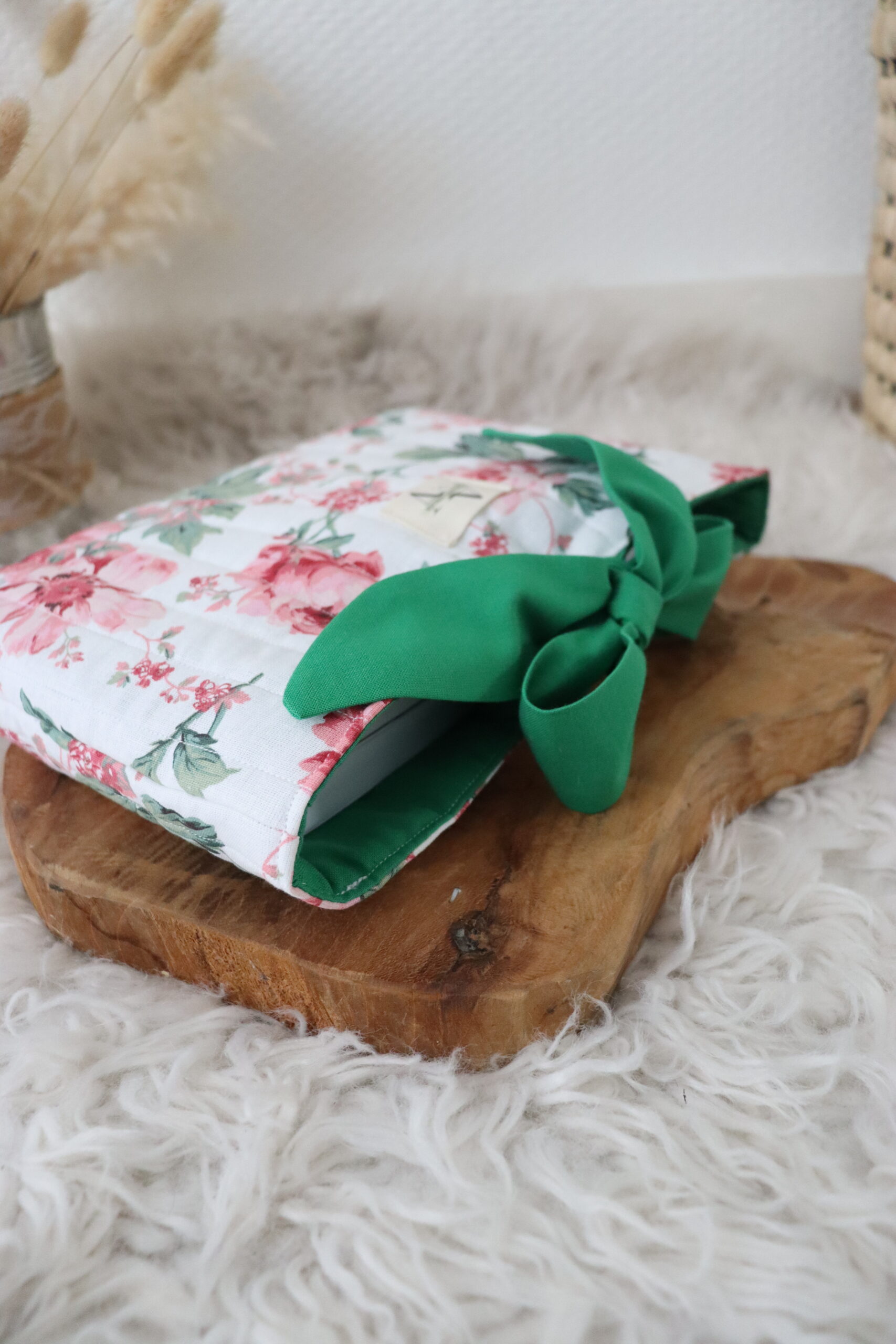 Pochette artisanale fleurie fait main – Image 2