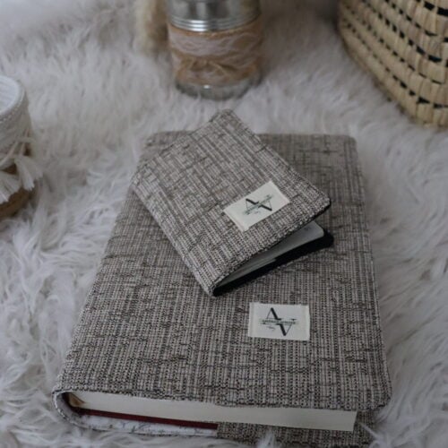 Protège-passeport chenille