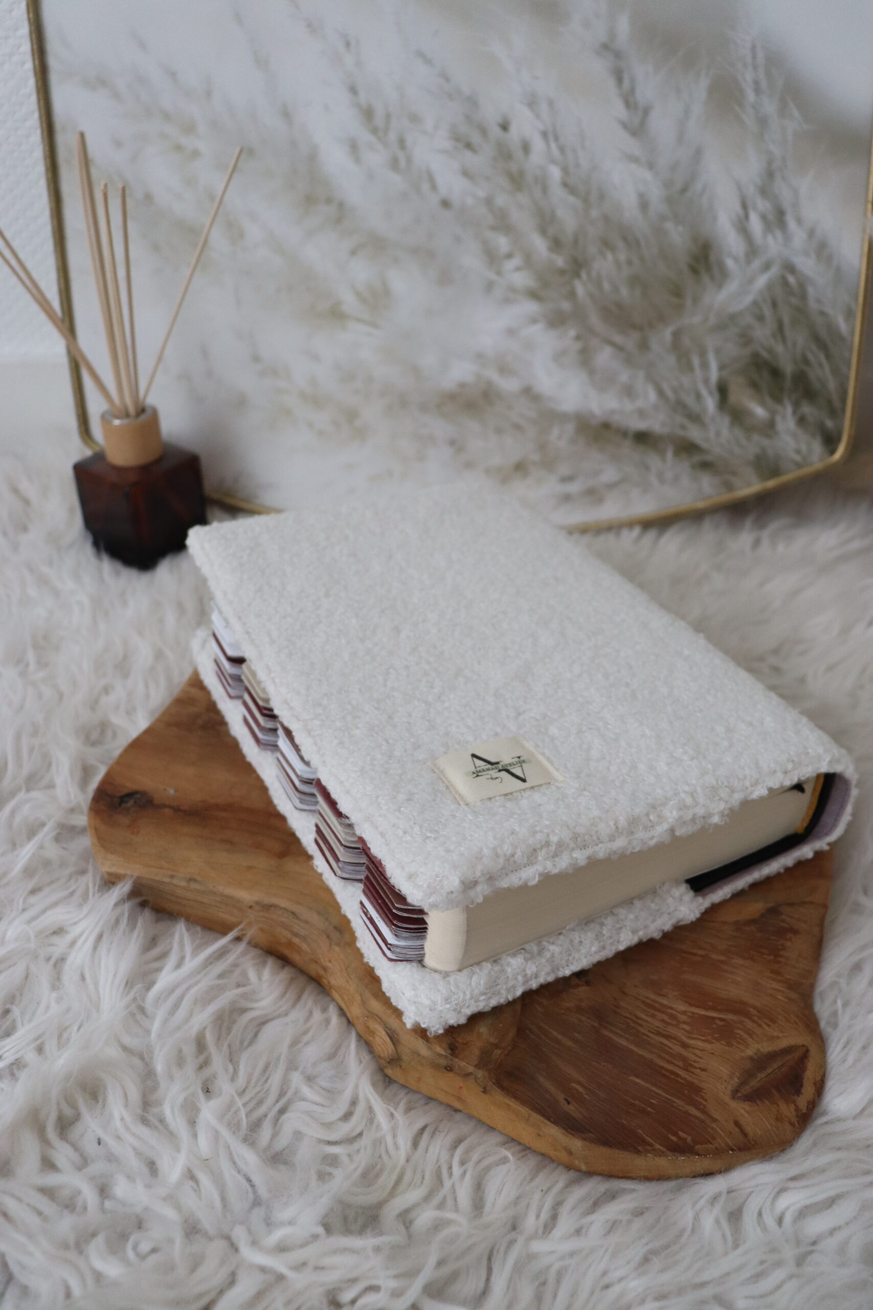 Protège coran Bouclette & Coeurs