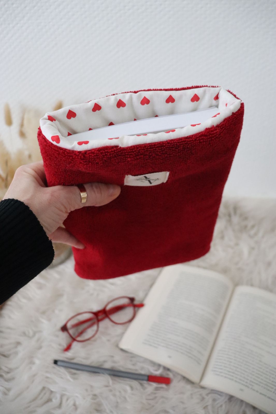 Housse de livre « Mahabba » format broché