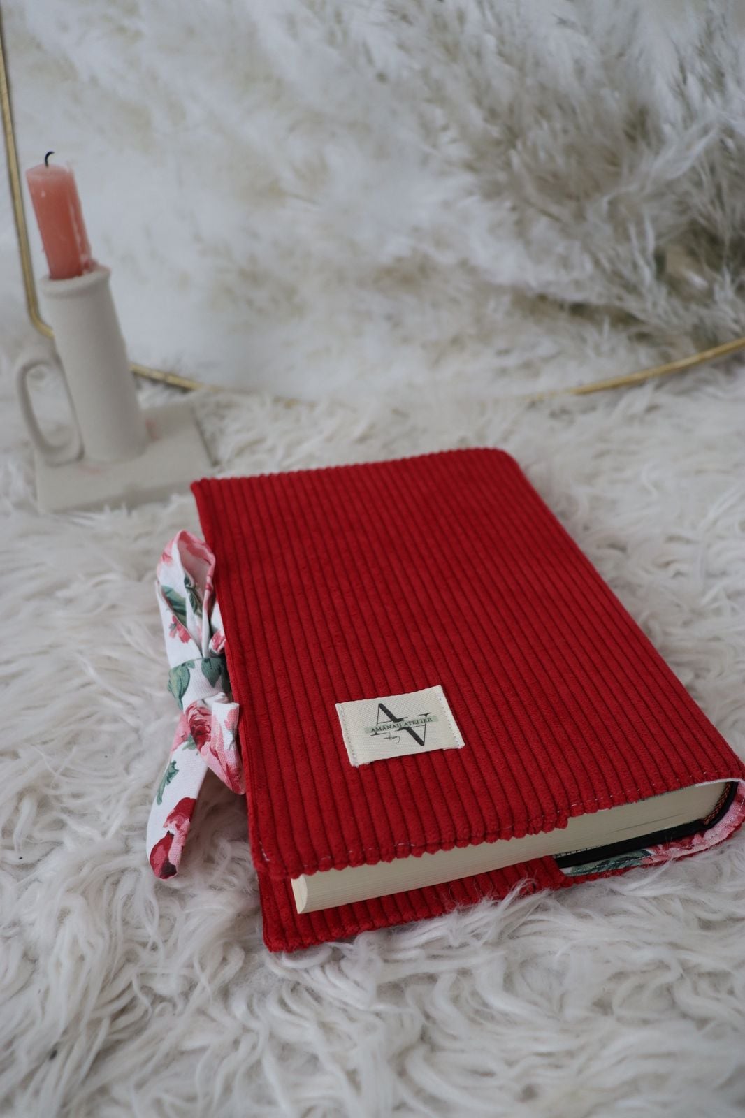 Protège coran velours rouge – Image 4