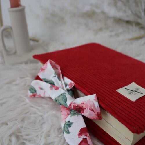 Protège coran velours rouge