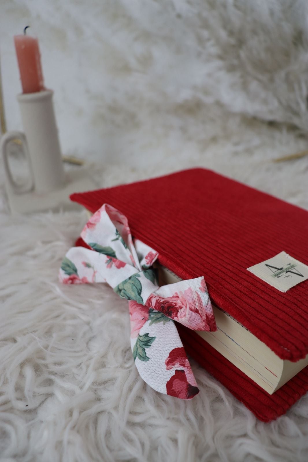 Protège coran velours rouge